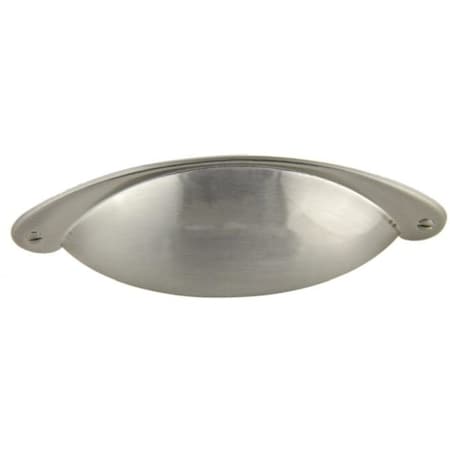 Crown 5" Hooded Shaker Cup Cabinet Pull with 3" Center to Center Satin Nickel Finish CHP8233SN